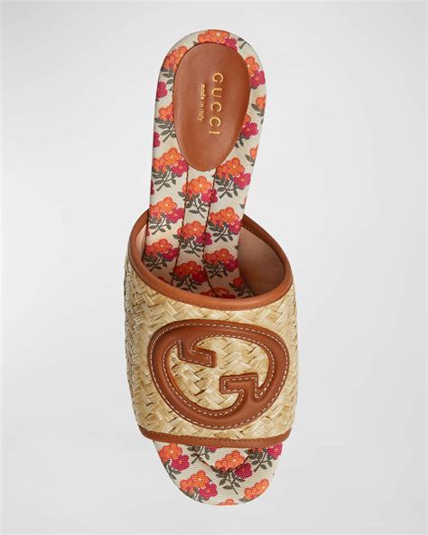 fake womens gucci slides|authenticate gucci marmont raffia slides.